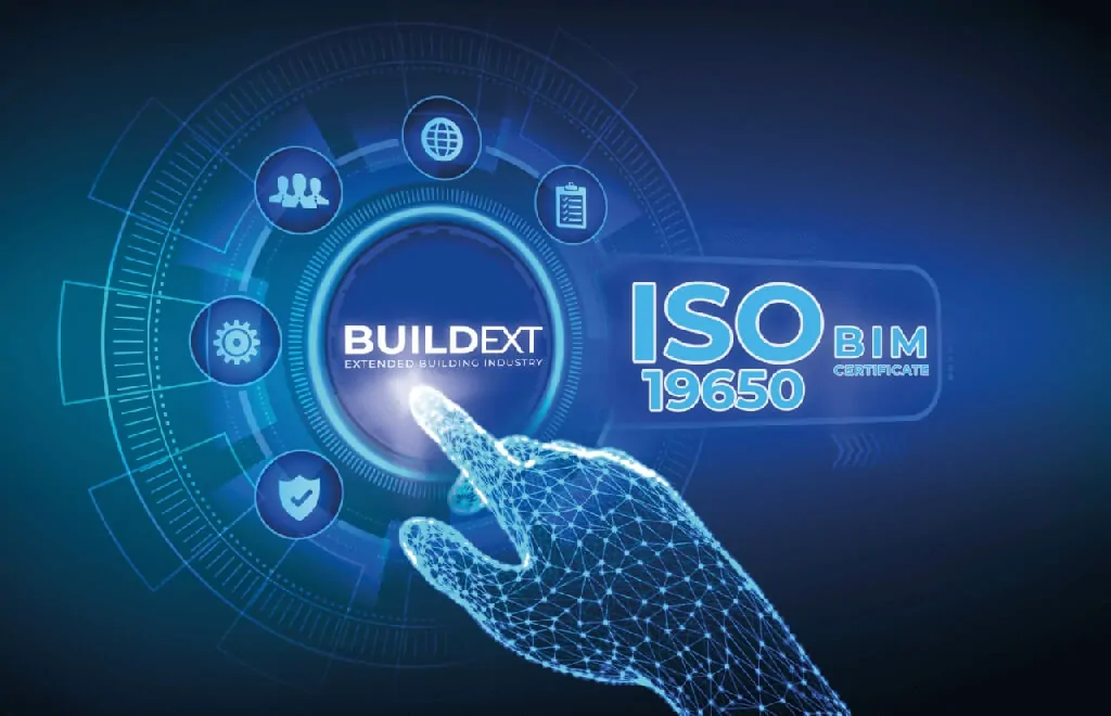 As of June 2021, BuildEXT operates according to the international BIM ISO 19650 certification.  The documentation has been ranked as one of the top 5 ISO materials of all time by Simply Cert, the UK auditing institute.