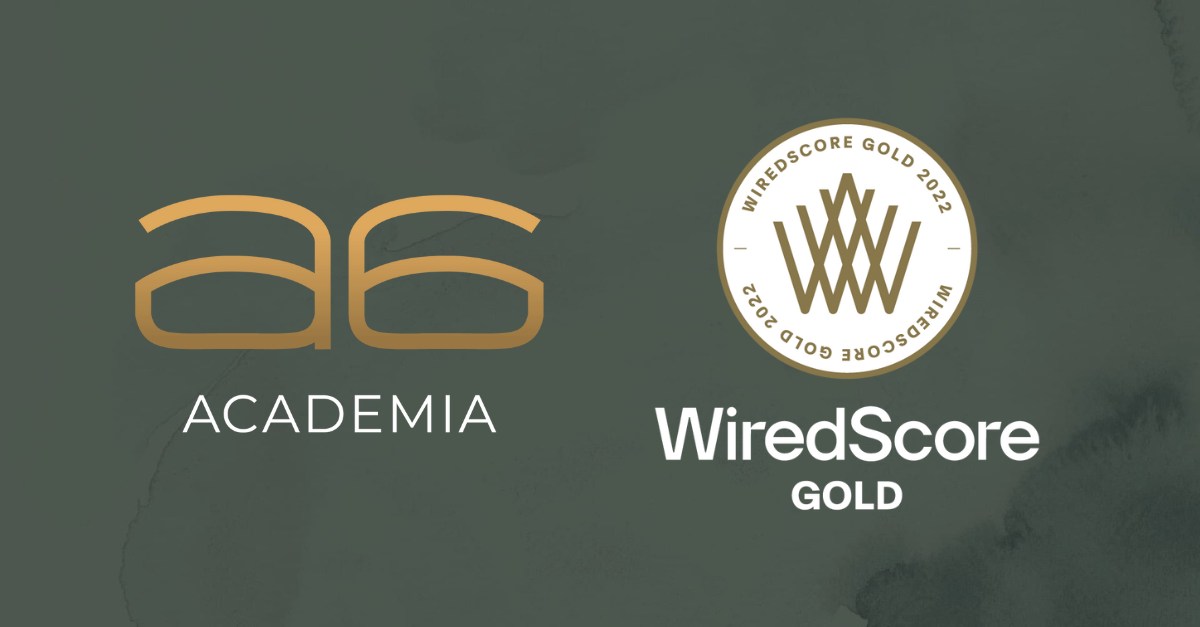 Az ACADEMIA az első WiredScore akkreditációjú irodaház Magyarországon