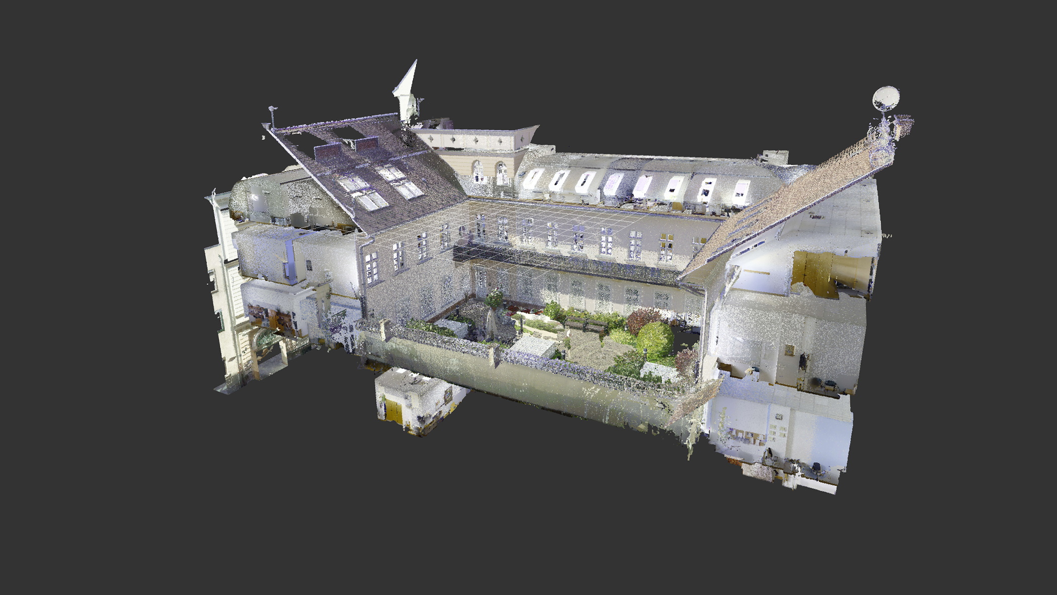 The first point-cloud survey