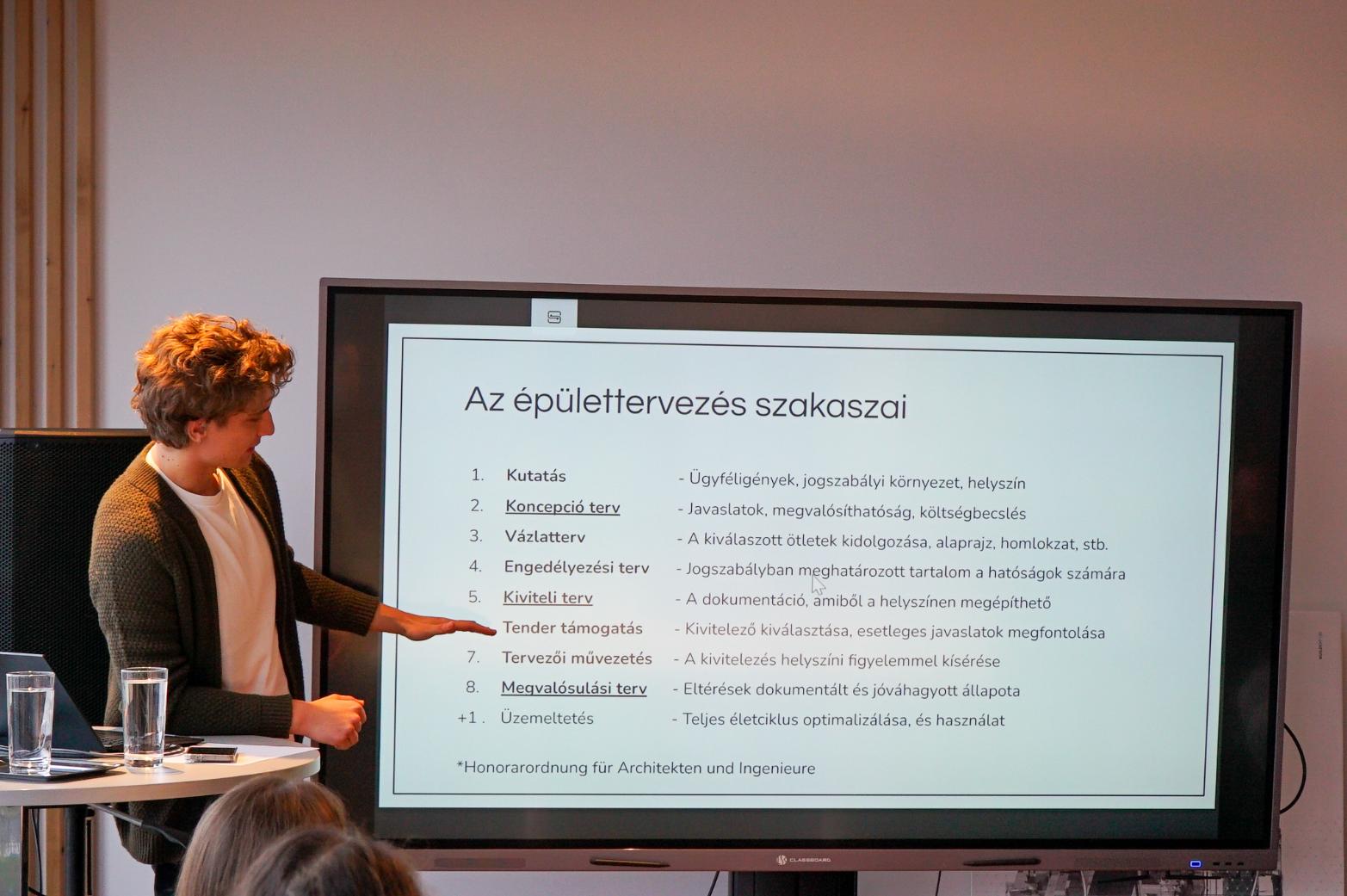 BuildEXT Professional Day at BME: Lecture by Benedek Szánthó